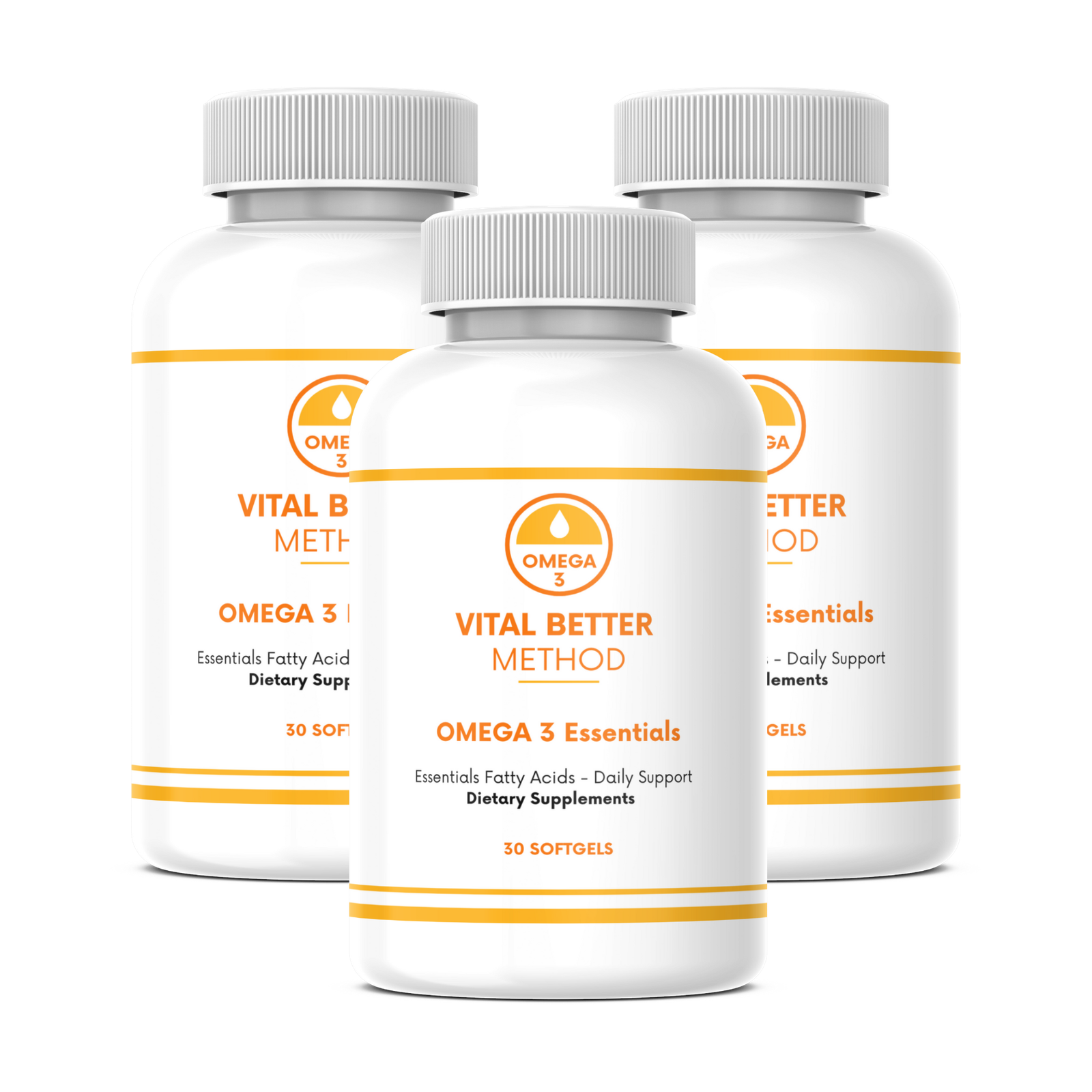 Omega-3 Essentials (3 Bottles – 30 Softgels)
